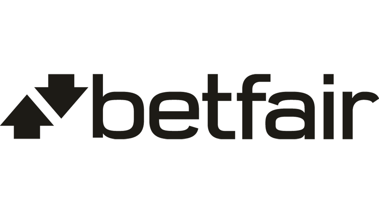 Betfair bookmaker logo - orange and white branding with modern exchange design
